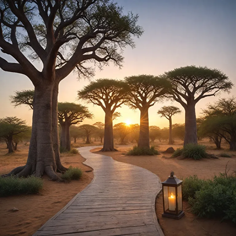 Baobab trees in Madagascar and luxury stays along the avenue of giants